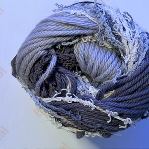 Lily Sugar ‘n Cream Scrub Off Yarn in Color Deep Gray